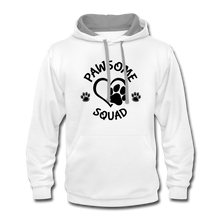 Load image into Gallery viewer, Pawsome Squad Hoodie - white/gray