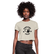 Load image into Gallery viewer, Pawsome Squad Women&#39;s Crop Top - dust
