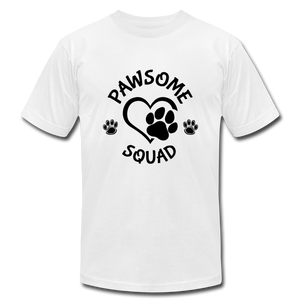Pawsome Squad Unisex T-Shrt - white