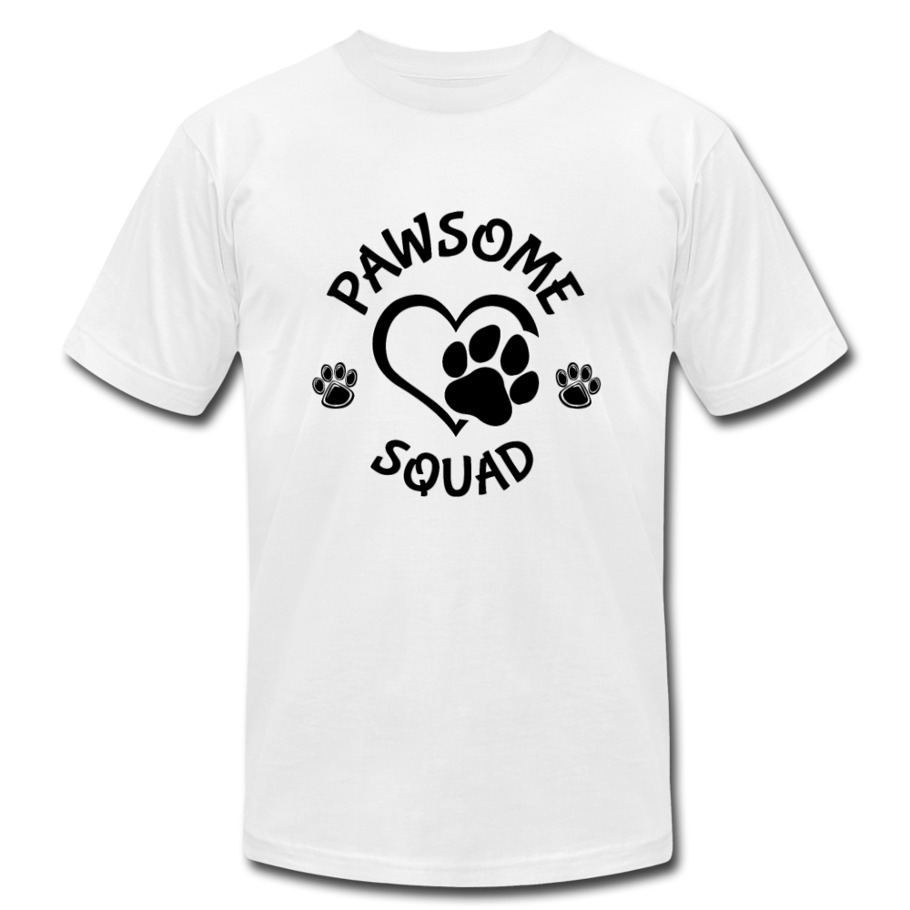 Pawsome Squad Unisex T-Shrt - white
