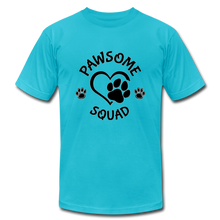 Load image into Gallery viewer, Pawsome Squad Unisex T-Shrt - turquoise
