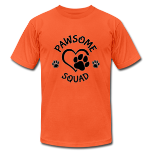 Pawsome Squad Unisex T-Shrt - orange