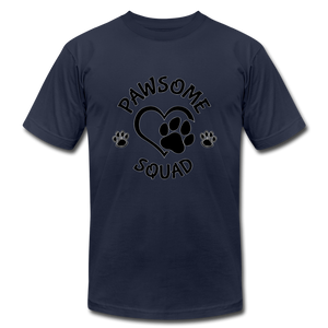 Pawsome Squad Unisex T-Shrt - navy