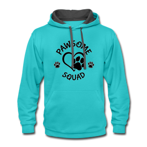 Pawsome Squad Hoodie - scuba blue/asphalt