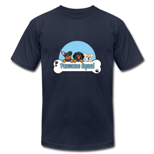 Pawsome Squad Team Tee - navy