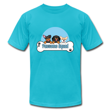 Load image into Gallery viewer, Unisex Jersey T-Shirt by Bella + Canvas - turquoise
