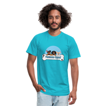 Load image into Gallery viewer, Unisex Jersey T-Shirt by Bella + Canvas - turquoise
