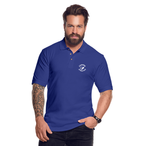 Men's Pique Polo Shirt - royal blue
